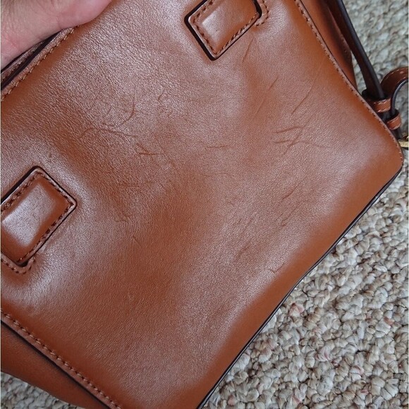 Michael Michael Kors Hamilton Traveler Leather Messenger brown Shoulder bag - Picture 16 of 16